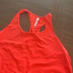 Orange tank top, racerback